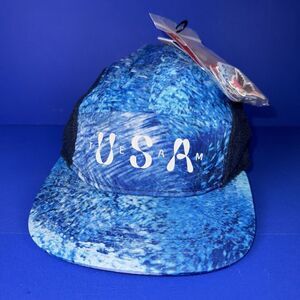 New NWT Nike Team USA 2024 Olympics Fly 5 Panel Hat‎ FQ8159-405 Adult Size S/M